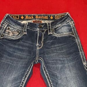 Rock Revival Blue Jeans